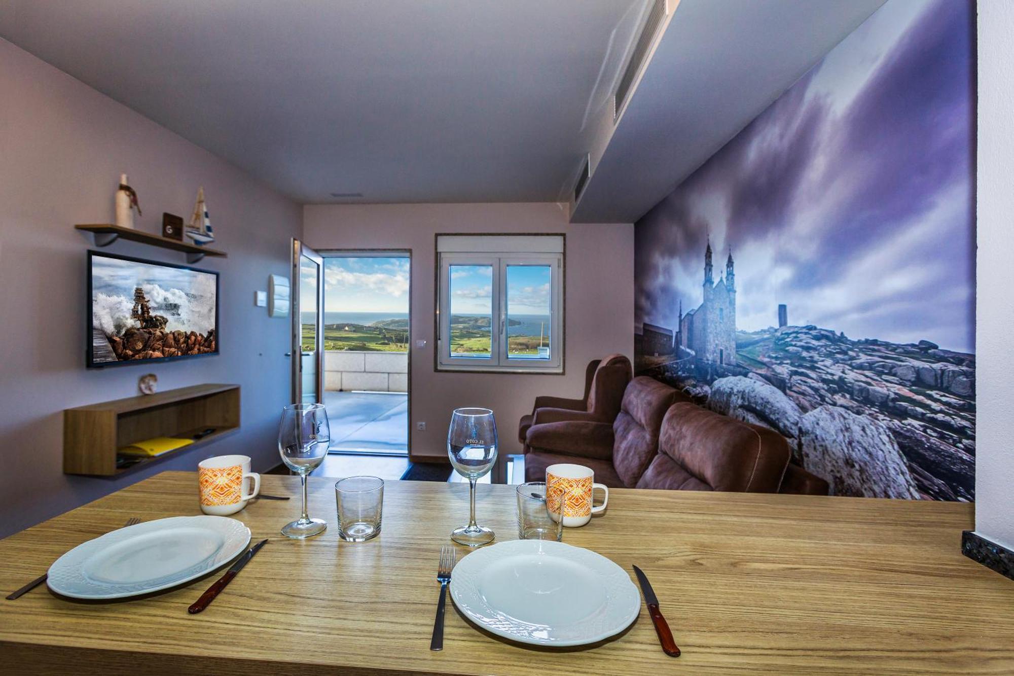 Tourinan Mar Lägenhet Muxia Exteriör bild